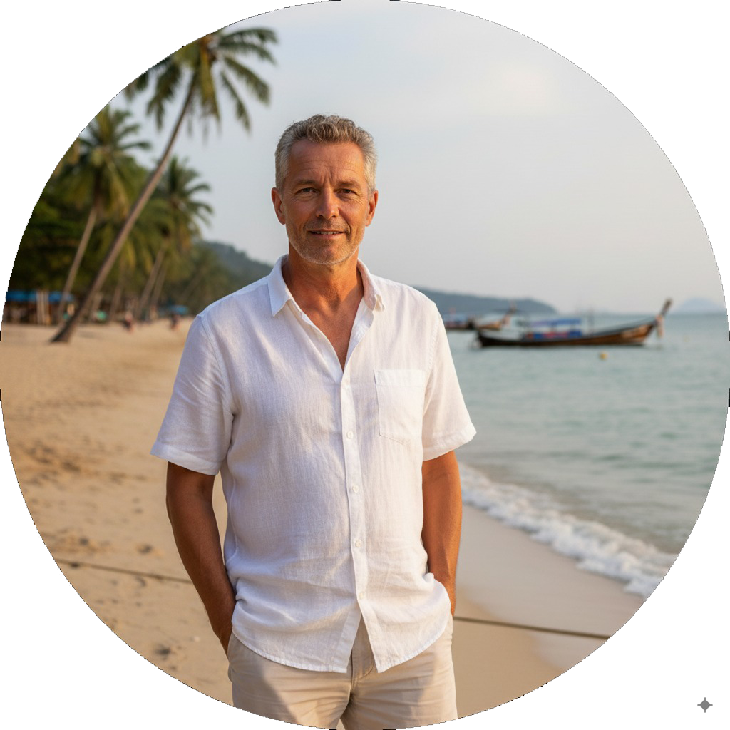 mit der Auswanderhilfe in Thailand hat Peter sicher einen neuen Lebensabschnitt gestartet